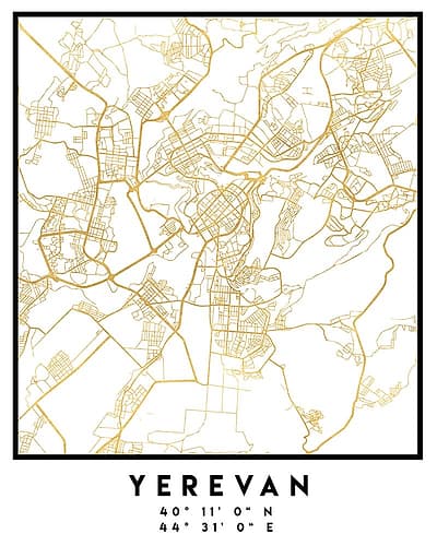 1 Maps 66 Minimalist Print