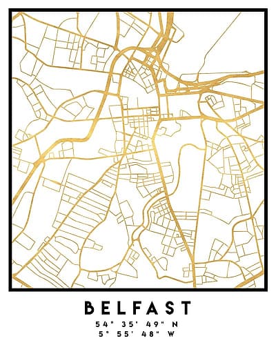 1 Maps 3 43 Minimalist Print