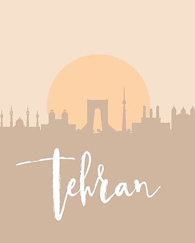 Skyline Earth Tone 2 86 Art Print