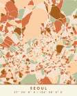 Black Maps Earth Tones 79 Art Print