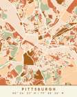 Black Maps Earth Tones 67 Art Print