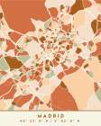 Black Maps Earth Tones 44 Art Print
