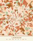 Black Maps Earth Tones 41 Art Print