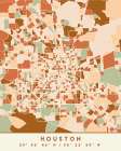Black Maps Earth Tones 34 Art Print