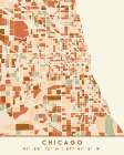 Black Maps Earth Tones 21 Art Print