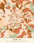 Black Maps Earth Tones 13 Art Print