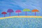 Seaside Romance Art Print