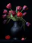 Red Tulips 4 Art Print