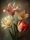 Vintage Flowers 1 Art Print