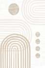 Boho in beige Art Print