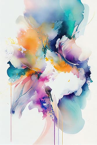 Cloudy Day Abstract Art Print