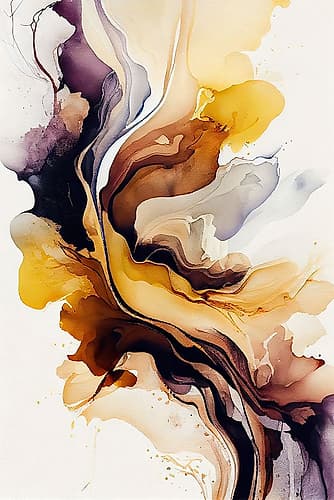 River Abstract Art Print