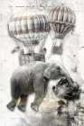 Elephantballon02 Art Print