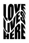 Love Lives Here Coastal Print