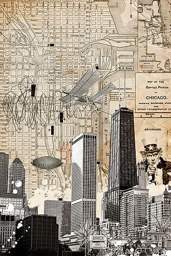 Chicago (City Breaks) Maps Print