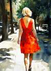 Woman Life   a Walk In the Sun Still Life Print
