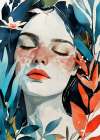Woman Life   Kisses of the Sun Art Print