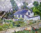 Vincent Van Goghs Houses At Auvers (1890) Famous Art Print