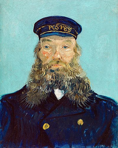 Vincent Van Goghs Portrait Of Postman Roulin (1888) Figurative Print
