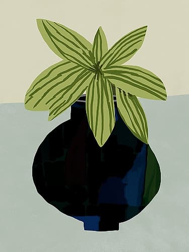 Still life indoor plant Nature Print