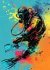 Sport Scubadiving 1 Art Print