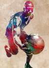 Basketball sport art 2 Art Print