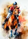 Sport Horse Rider 1 Art Print