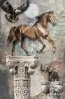 Horse art 2 Art Print