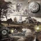 Atomic middle ages II Art Print