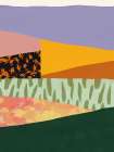 Collage abstract minimalism Art Print