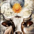 Time Cow 3 Art Print