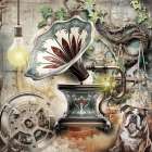 Gramophone Art 3 Art Print