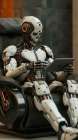 Sitting Robot 2 Art Print