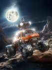 Space Car 1 Art Print