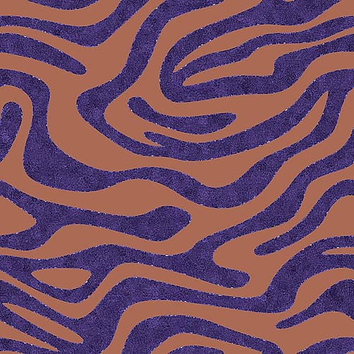 Purple Salmon Pattern 2 Stroke Art Print