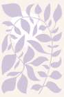 Pastel Plant Art Print