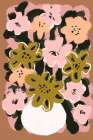 Pastel Flower Impression No 7 Art Print