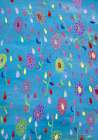 Falling Flowers Art Print