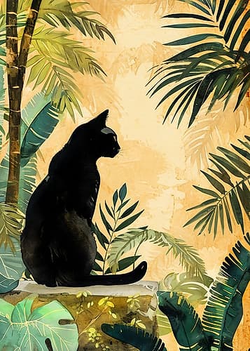 CatAnd#039;s life 9 Art Print
