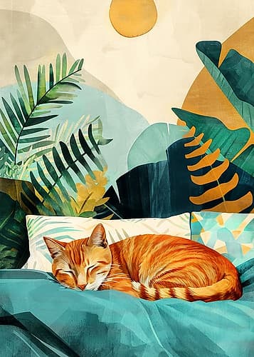 CatAnd#039;s life 13 Minimalist Print