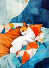 DogAnd#039;s life 7 Art Print