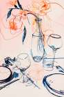 Table still life no 1 Art Print