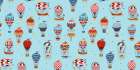 Up and Away_Blue Art Print
