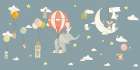 Elephant Dream _Nightblue Art Print