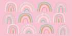 Rainbows_Pink Art Print