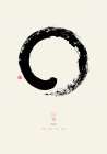 Enso Zen Circle Abstract Art Print