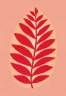 Agot (red a coral) Art Print