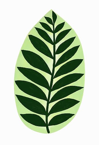 Agot (green a white) Minimalist Print