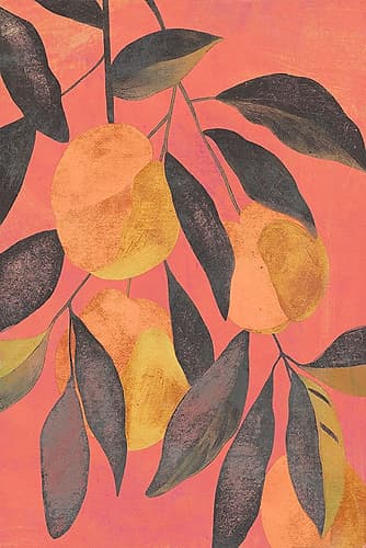 Peachesatsunset Art Print