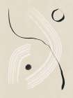 Abstract neutral line art minimalist Minimalist Print